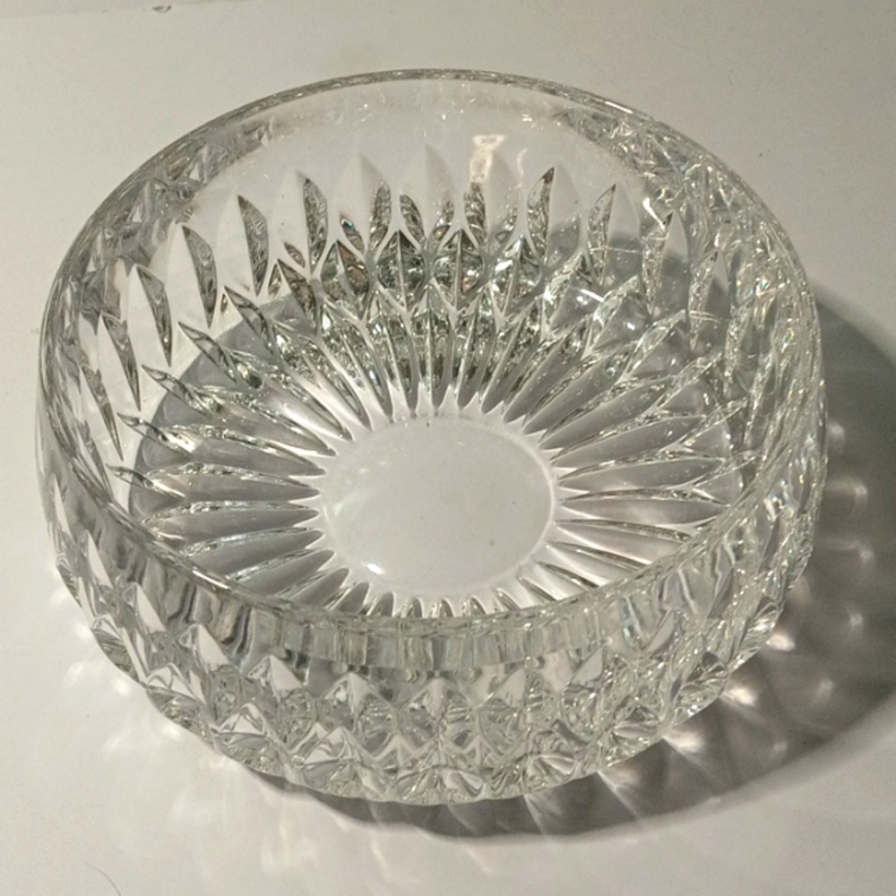 Vintage (80’) Althea Gorham Germany West Mikasa Heavy Full Lead Crystal Bowl